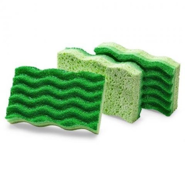 Libman Libman Commercial Medium Duty All-Purpose Sponge, Light Green/Green - 1076